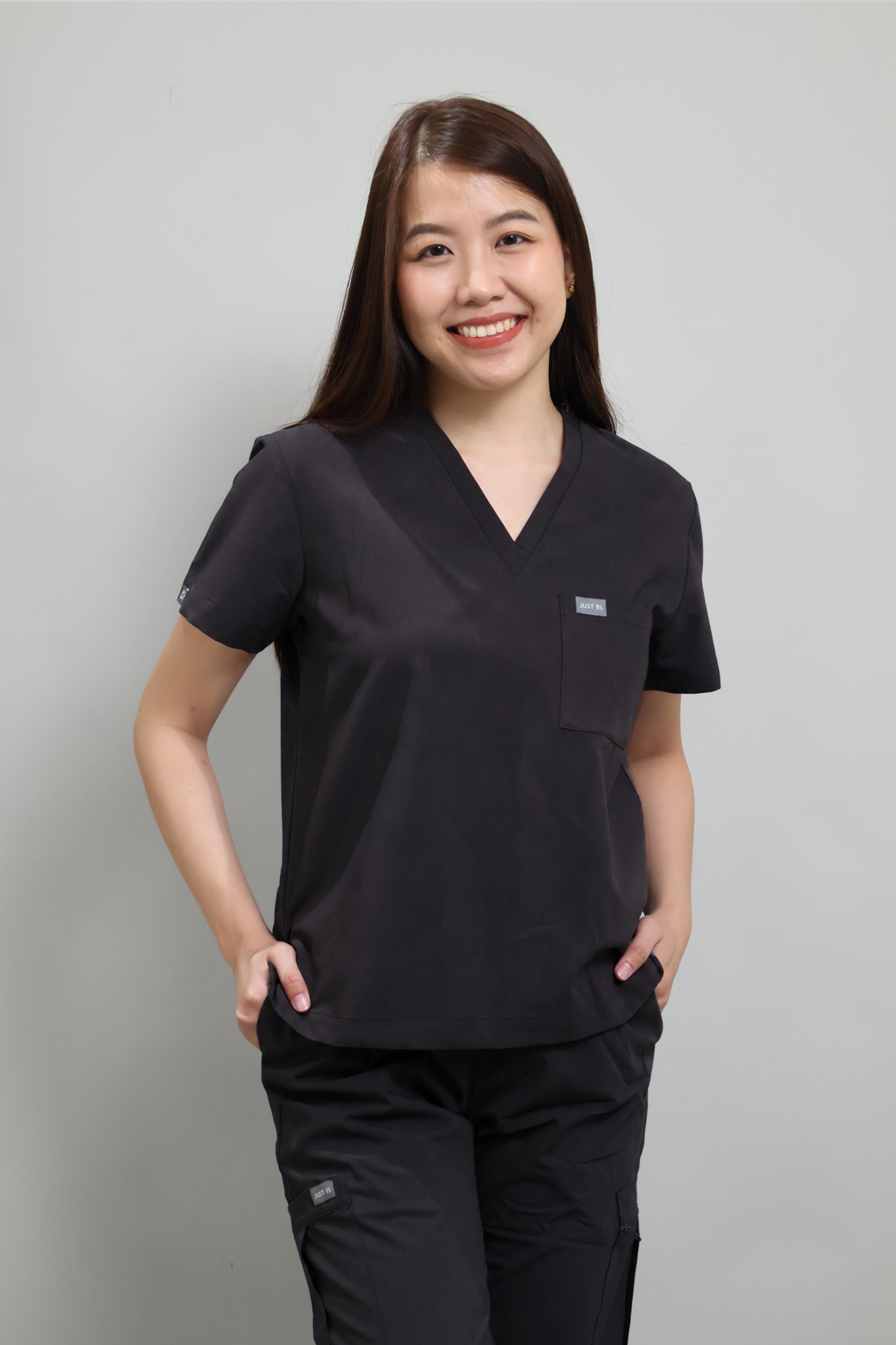 WMNS Comfort+ Scrub Set – BLACK