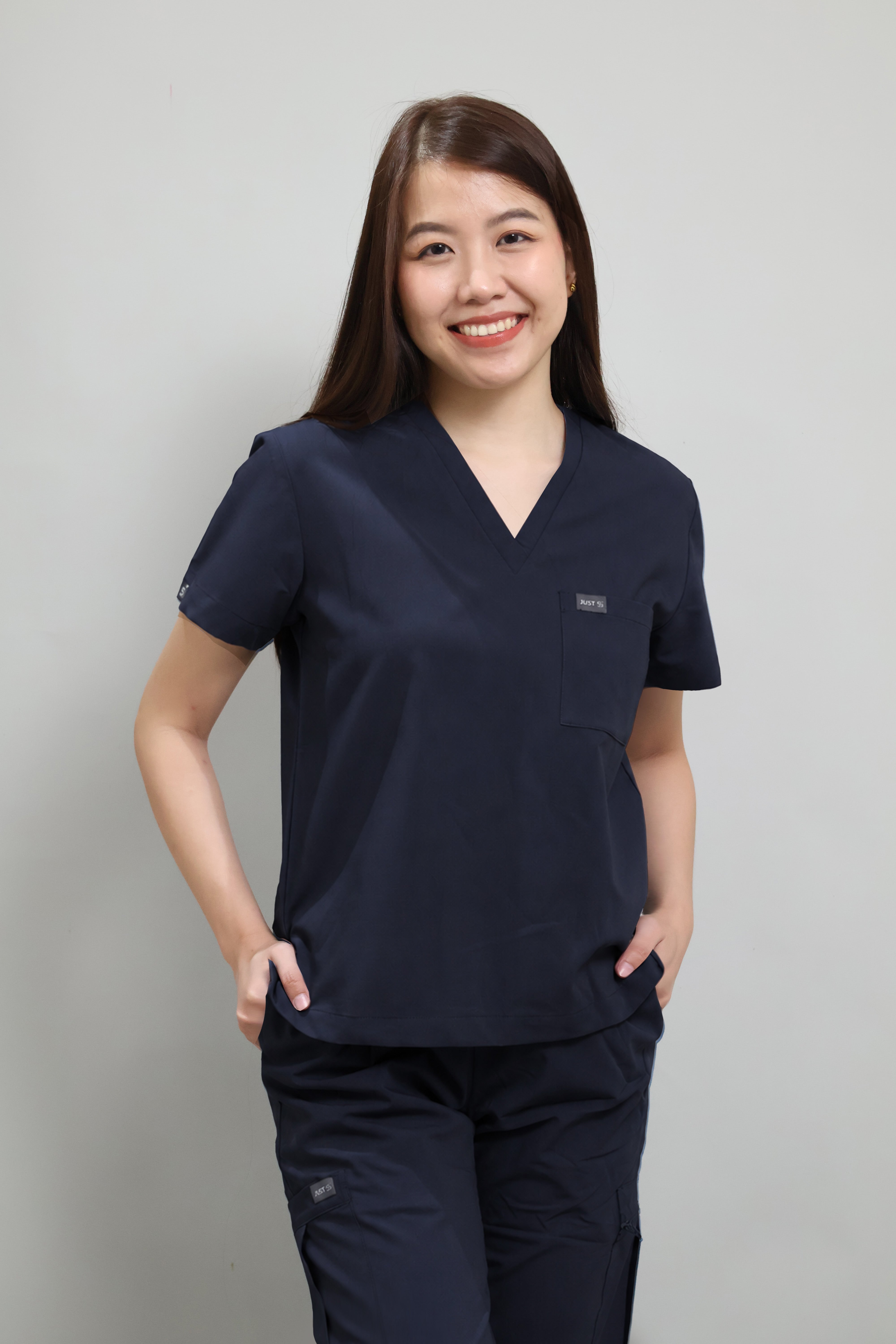 WMNS Comfort+ Scrub Set – DARK NAVY BLUE