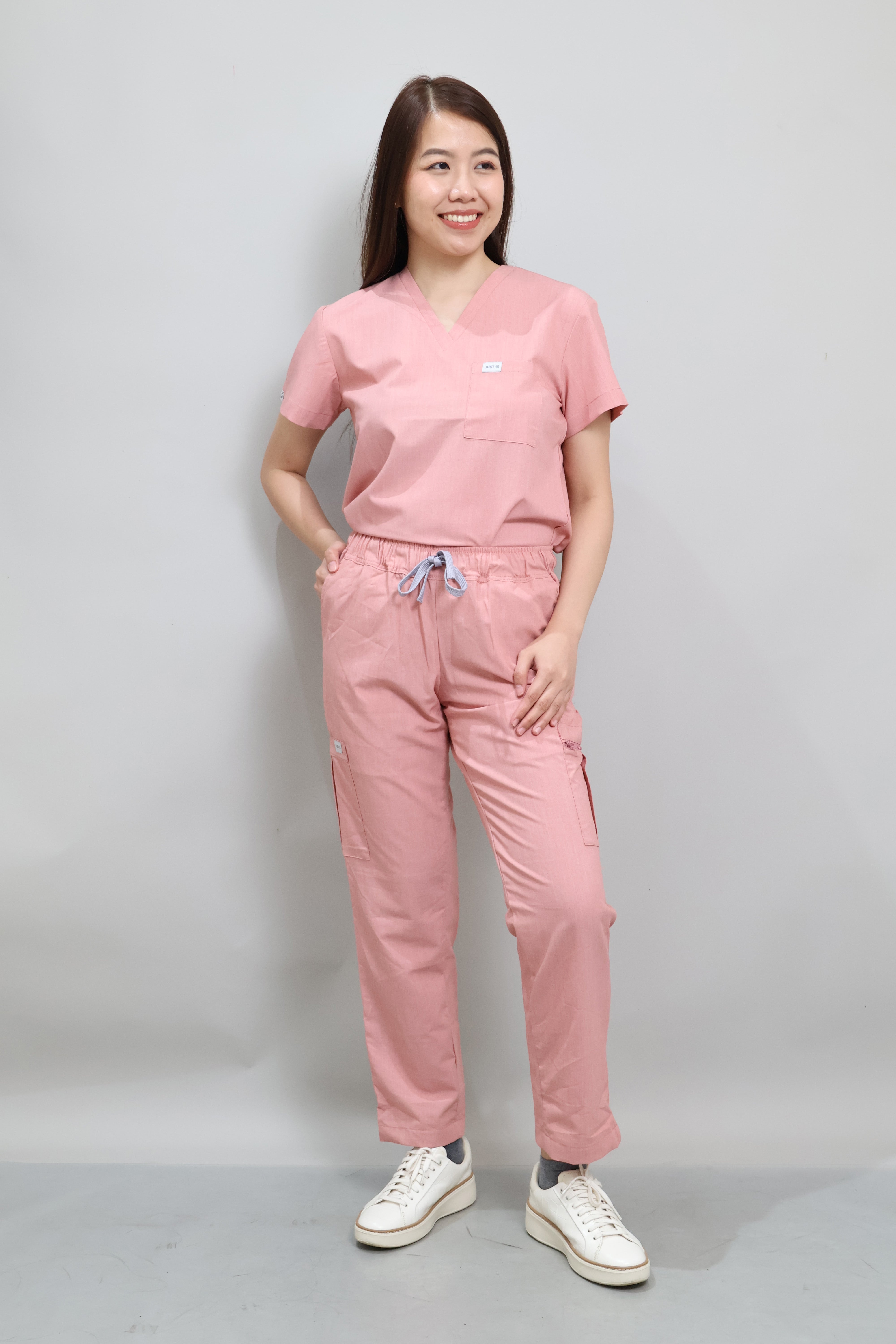 WMNS Comfort+ Scrub Set - Dusty Rose