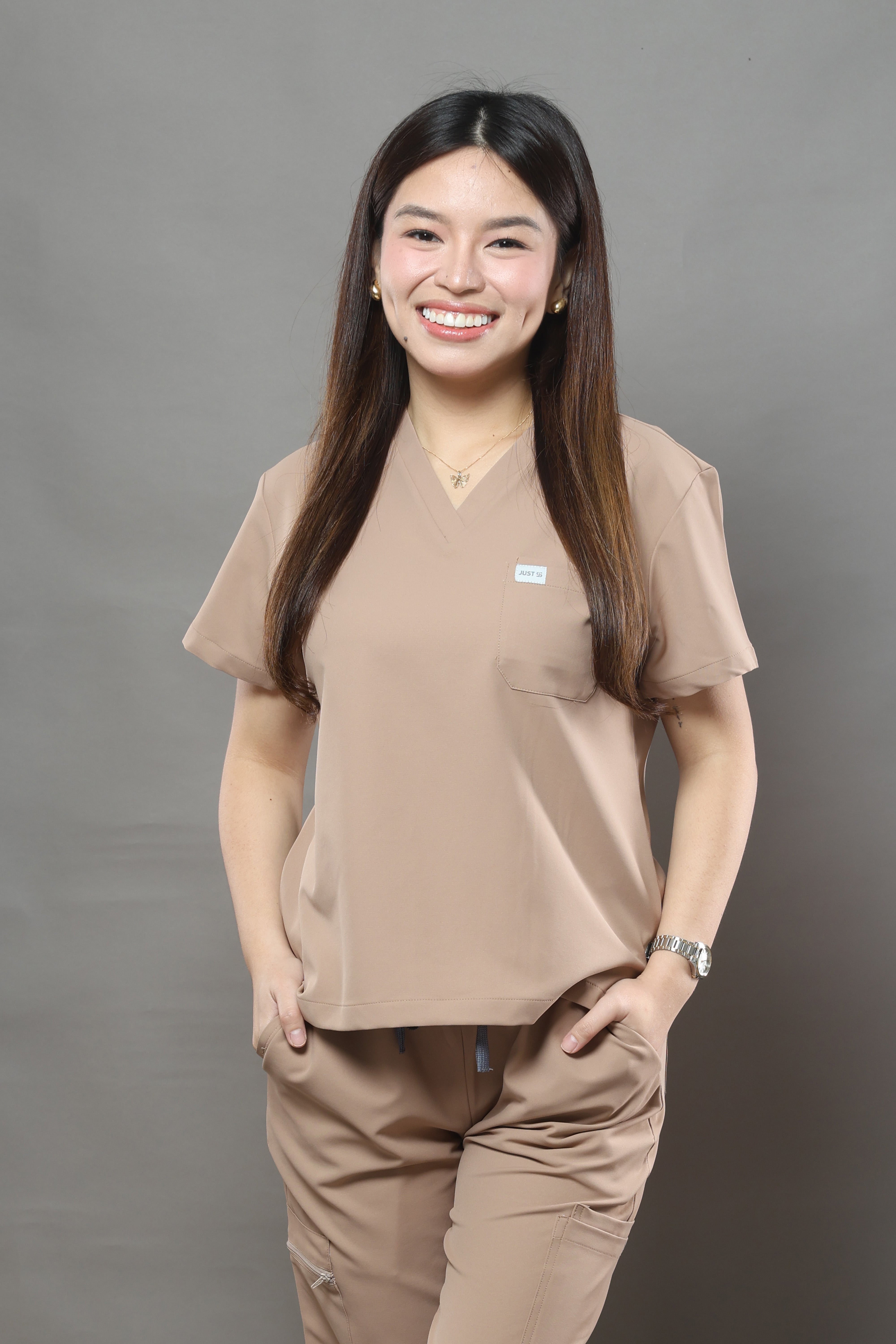 WMNS Premium Stretch Scrub Set – OAT