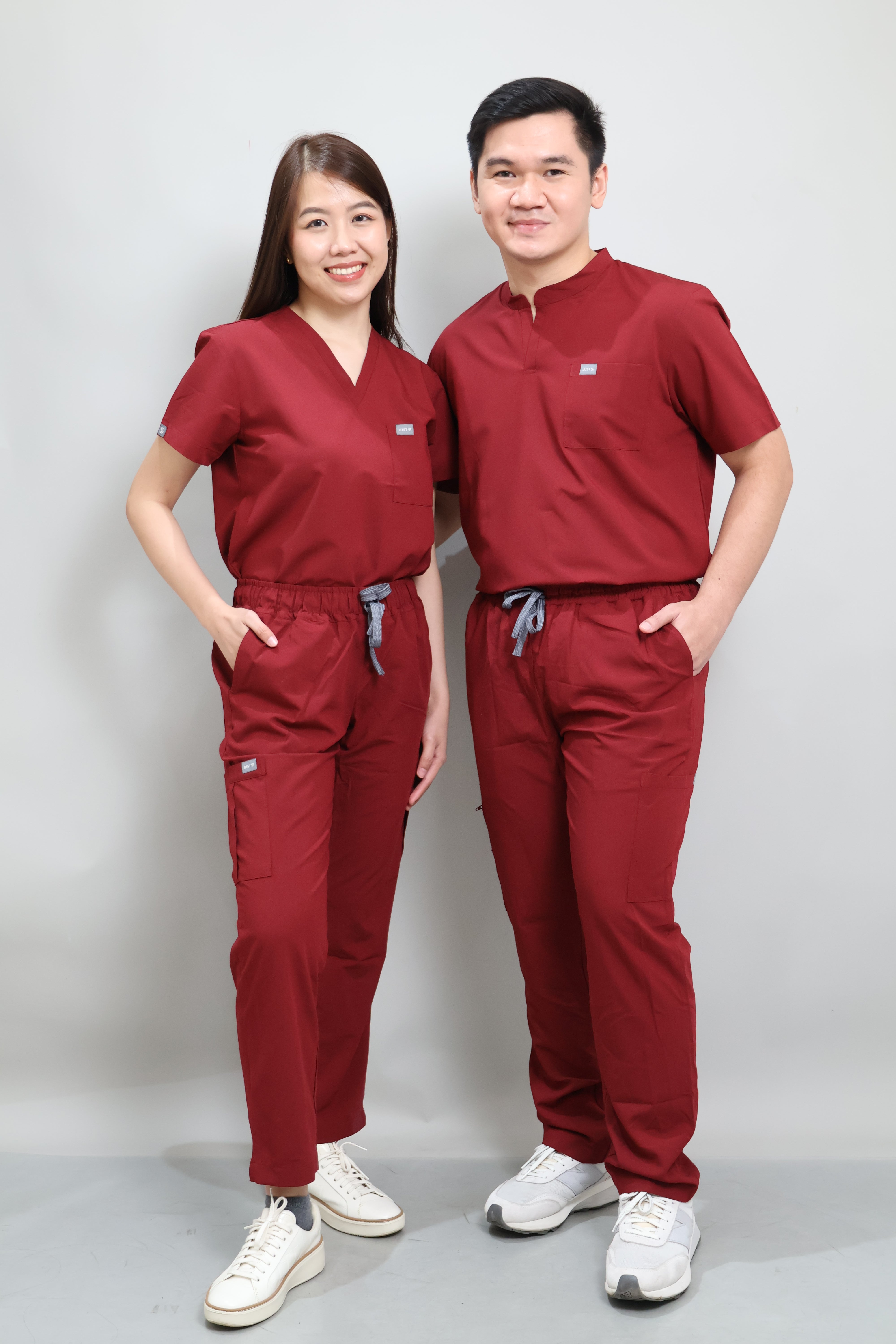 WMNS Comfort+ Scrub Set - MAROON