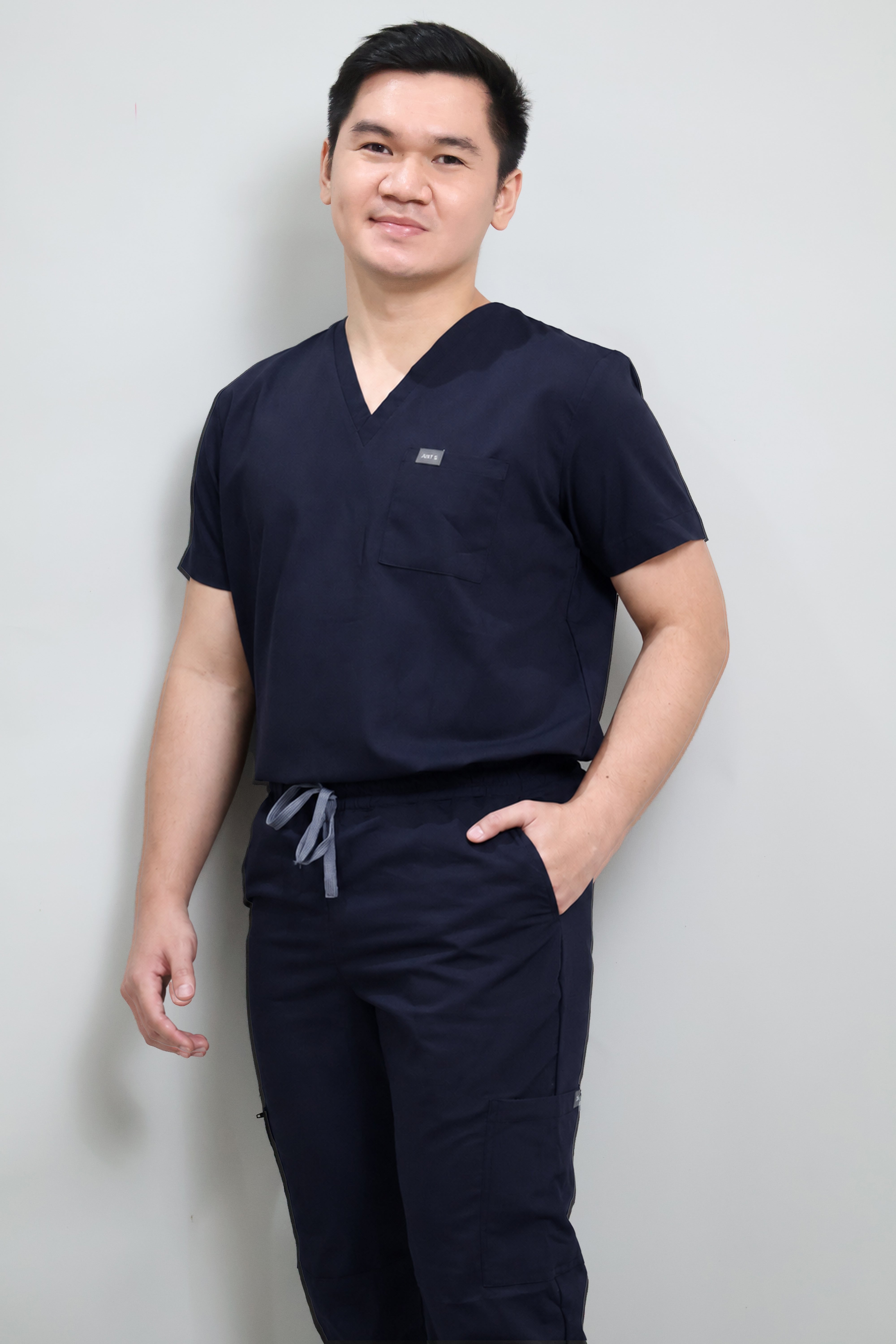 MENS Comfort+ Scrub Set – DARK NAVY BLUE