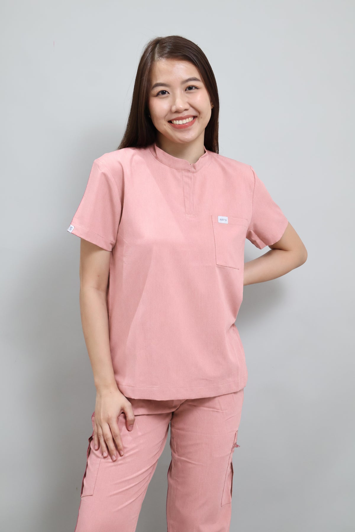 WMNS Comfort+ Scrub Set - Dusty Rose